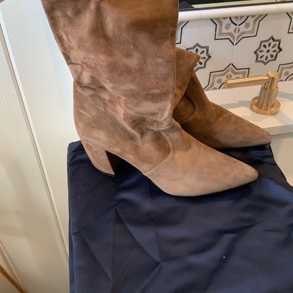 Prada 65 suede ankle boots EU 39.5 - Picture 1 of 10